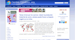 Desktop Screenshot of cambioclimatico.org
