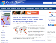 Tablet Screenshot of cambioclimatico.org